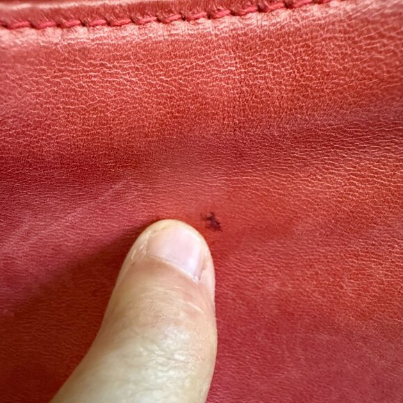 Salvatore Ferragamo Leather Shoulder Bag Womens red - Picture 10 of 12